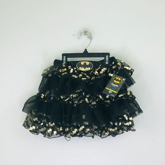 Batgirl Child's Medium Tutu Batman Halloween Cosplay Costume Dress Up DC New - Picture 1 of 4